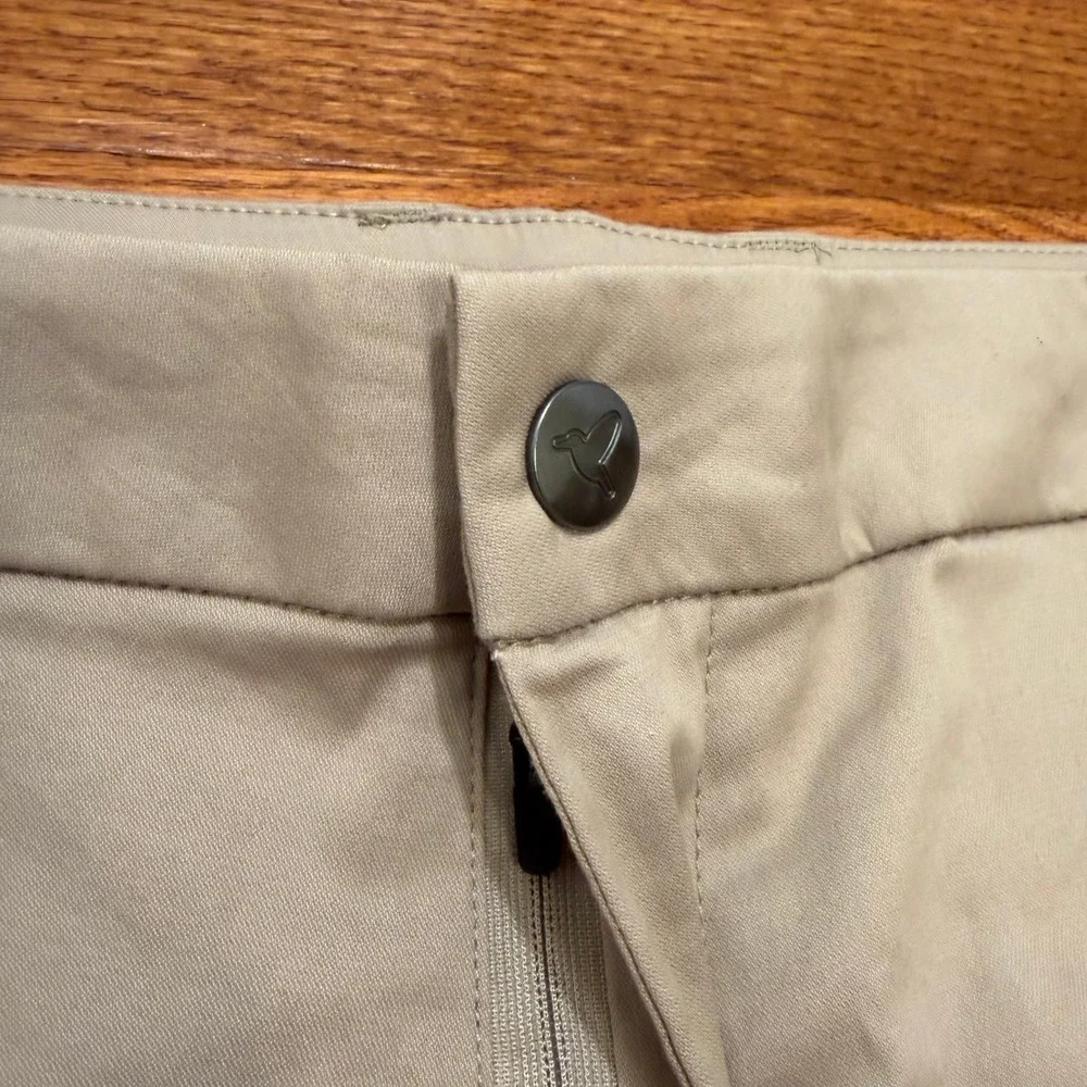 Birddogs Chino Pants Mens 34x34 Khaki Tan Stretch Cotton Blend Casual Golf